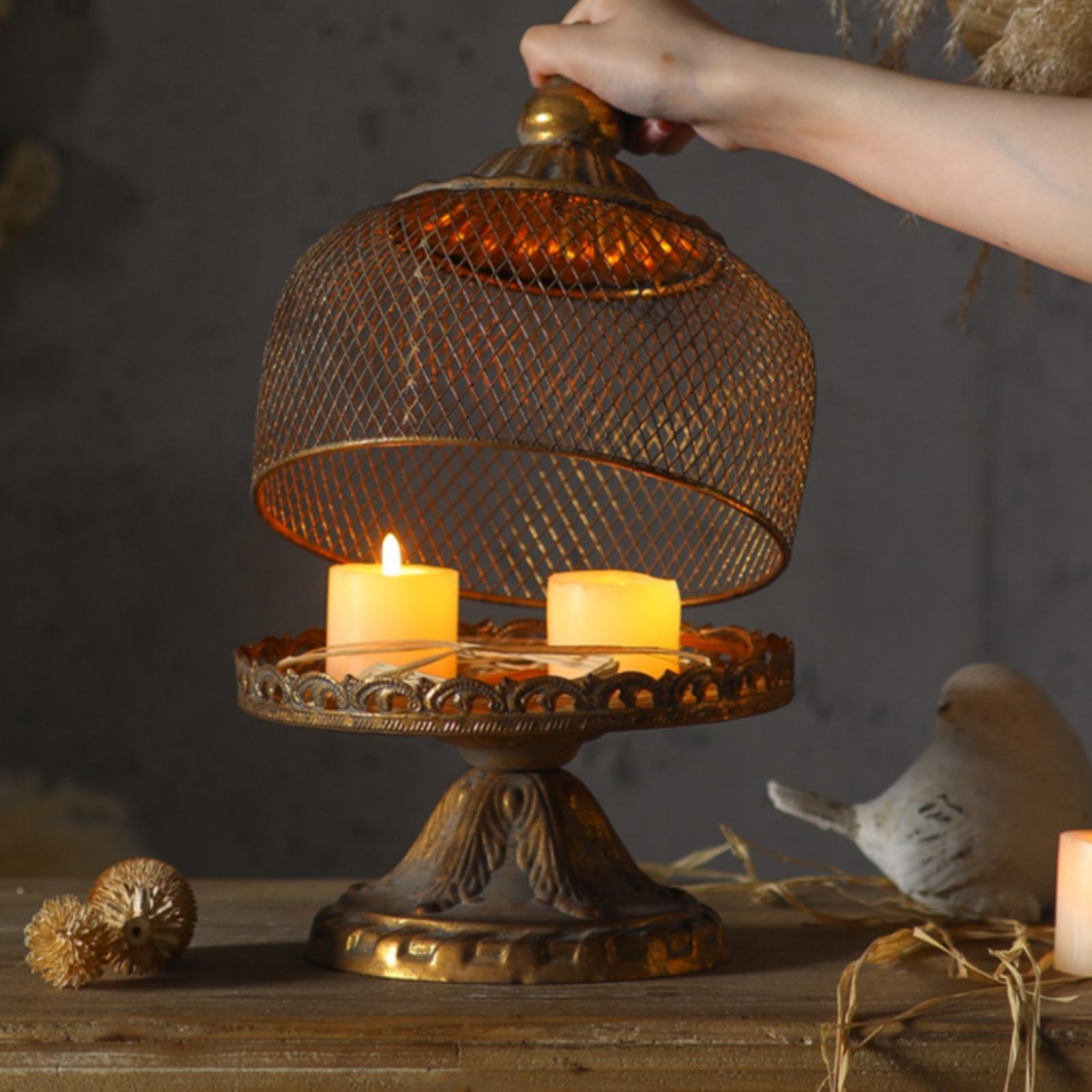 Candle Holder Decor - Decoratieve kaarsenhouder op voetstuk, Europese esthetiek