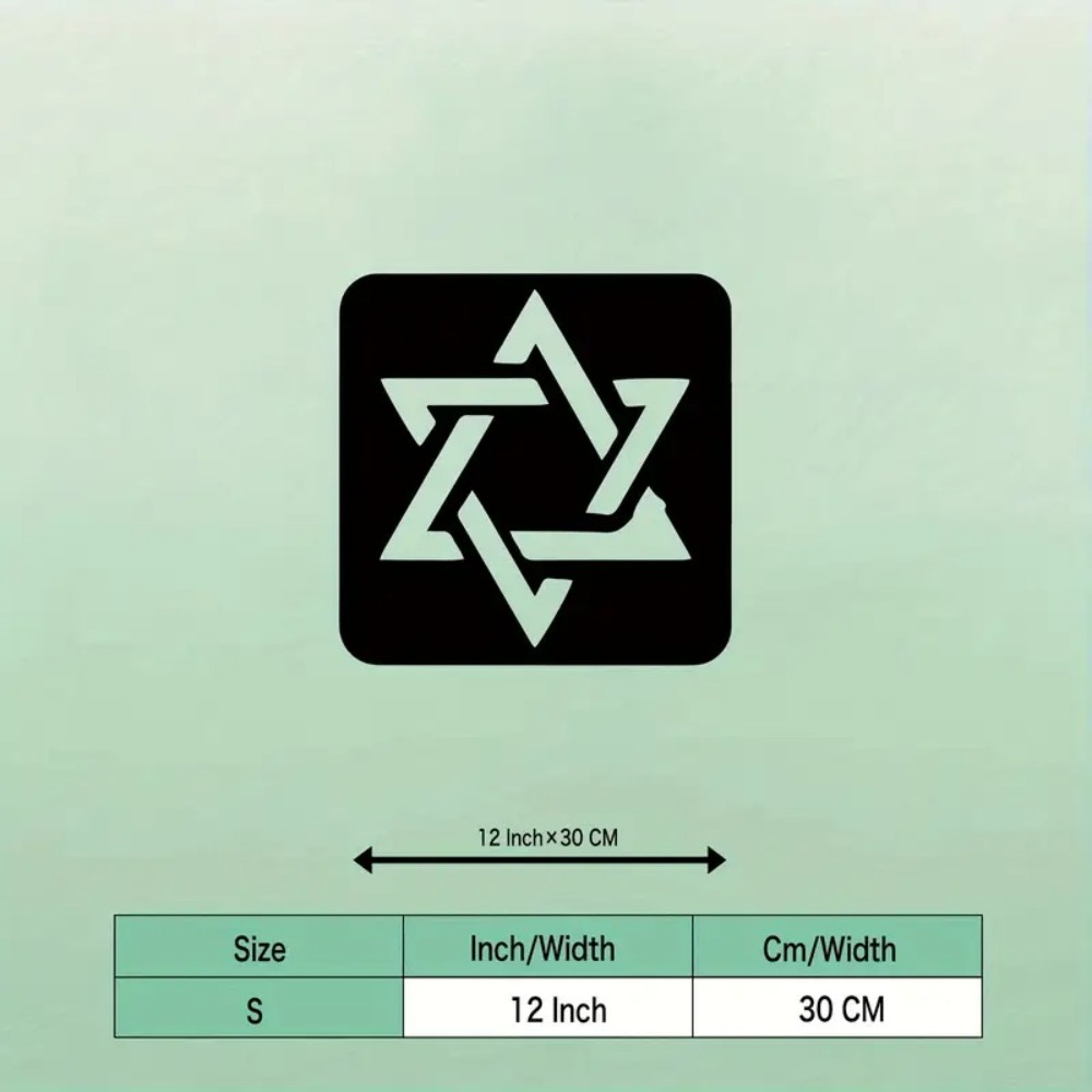 Wall Art - CIFBUY Hebreeuwse Letters Beth Shin Shalom