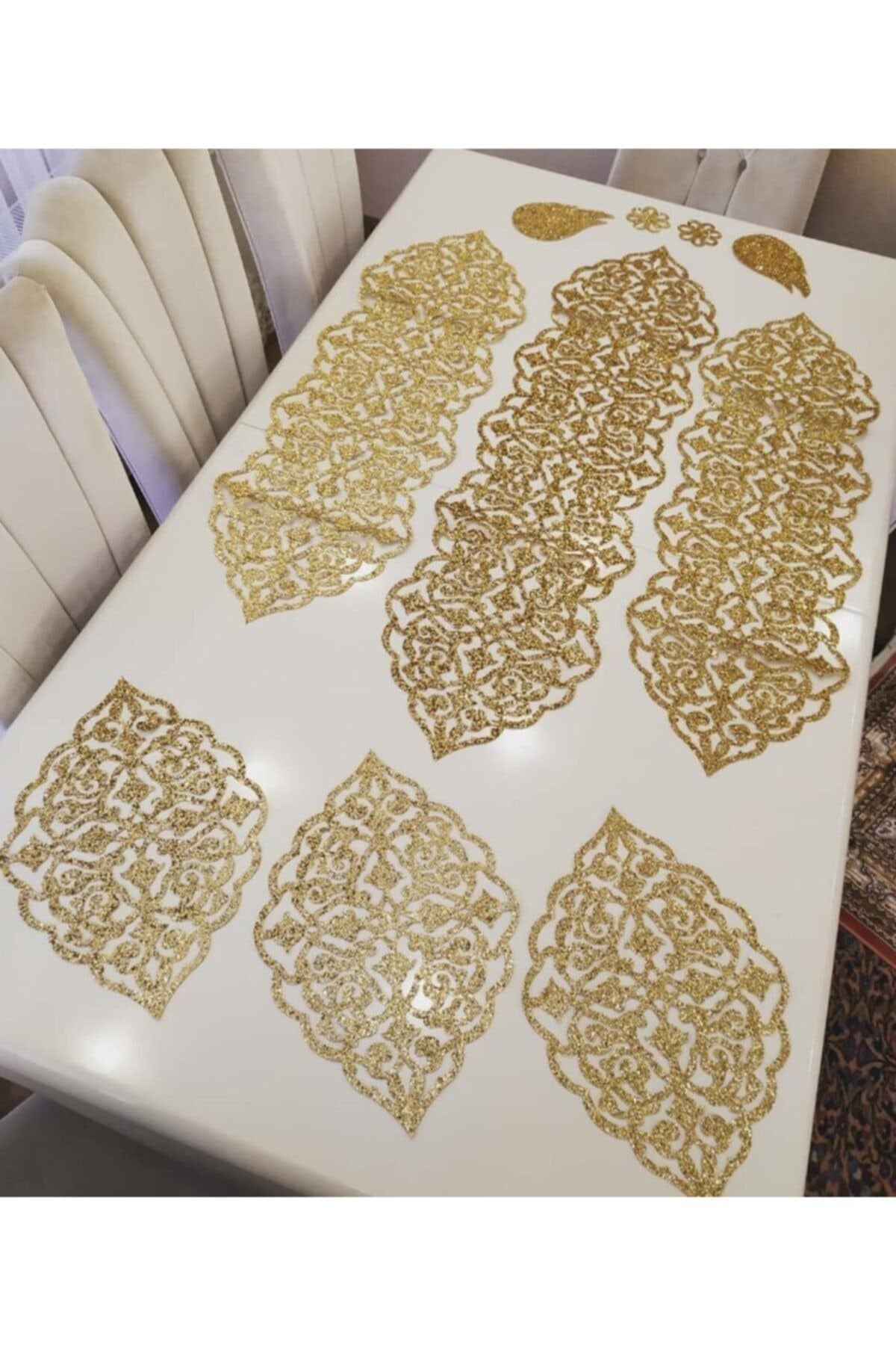 Table Runner - 10-delige set tafelkleed en placemats van