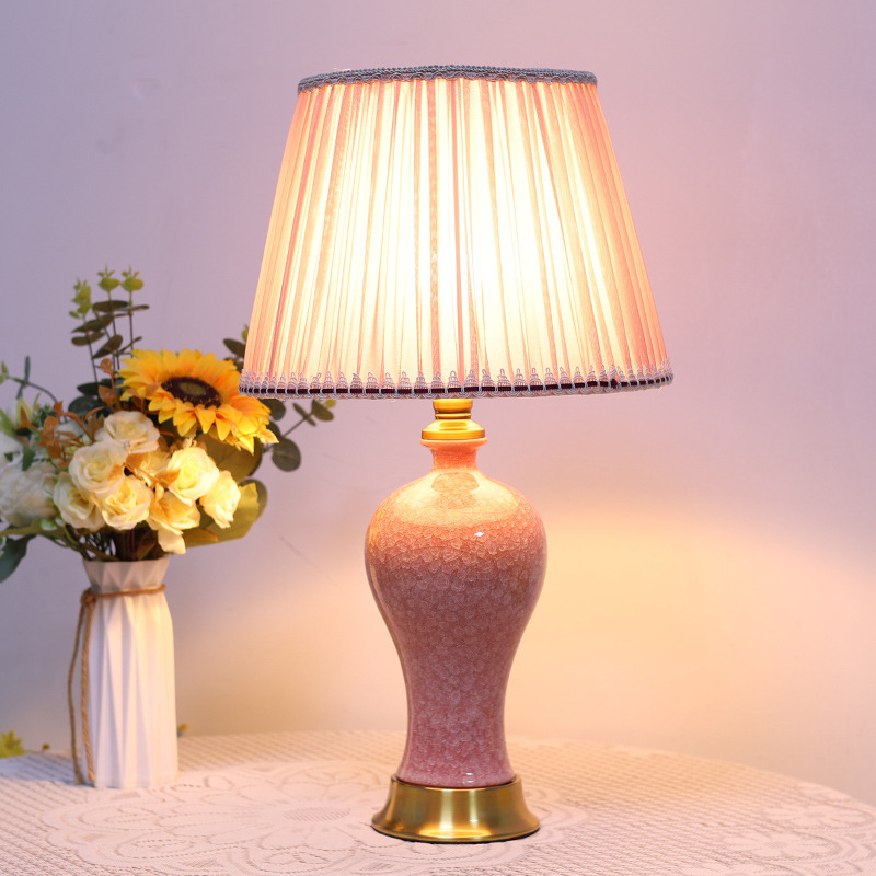 Vase Decor - Jingdezhen keramische vaas, bureaulamp, Chinees hoogwaardig
