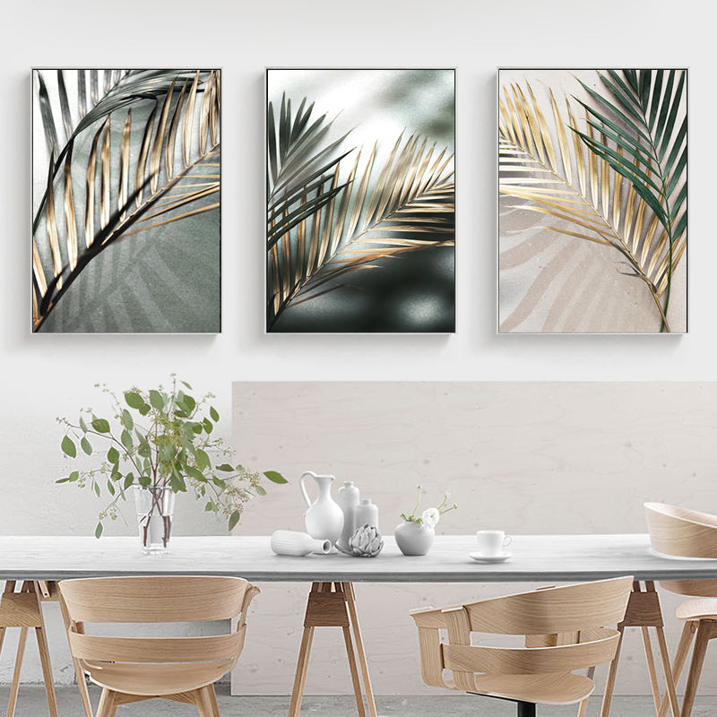 Abstract Canvas Set - 3-delige frameloze decoratieve kunstprint, 3-delige set