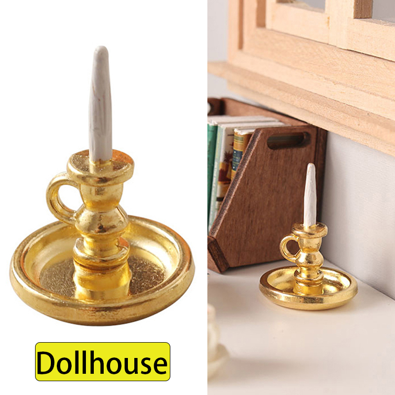Candle Holder Decor - 1:12 Dollhouse Miniatuur Kaarshouder Kandelaars Model