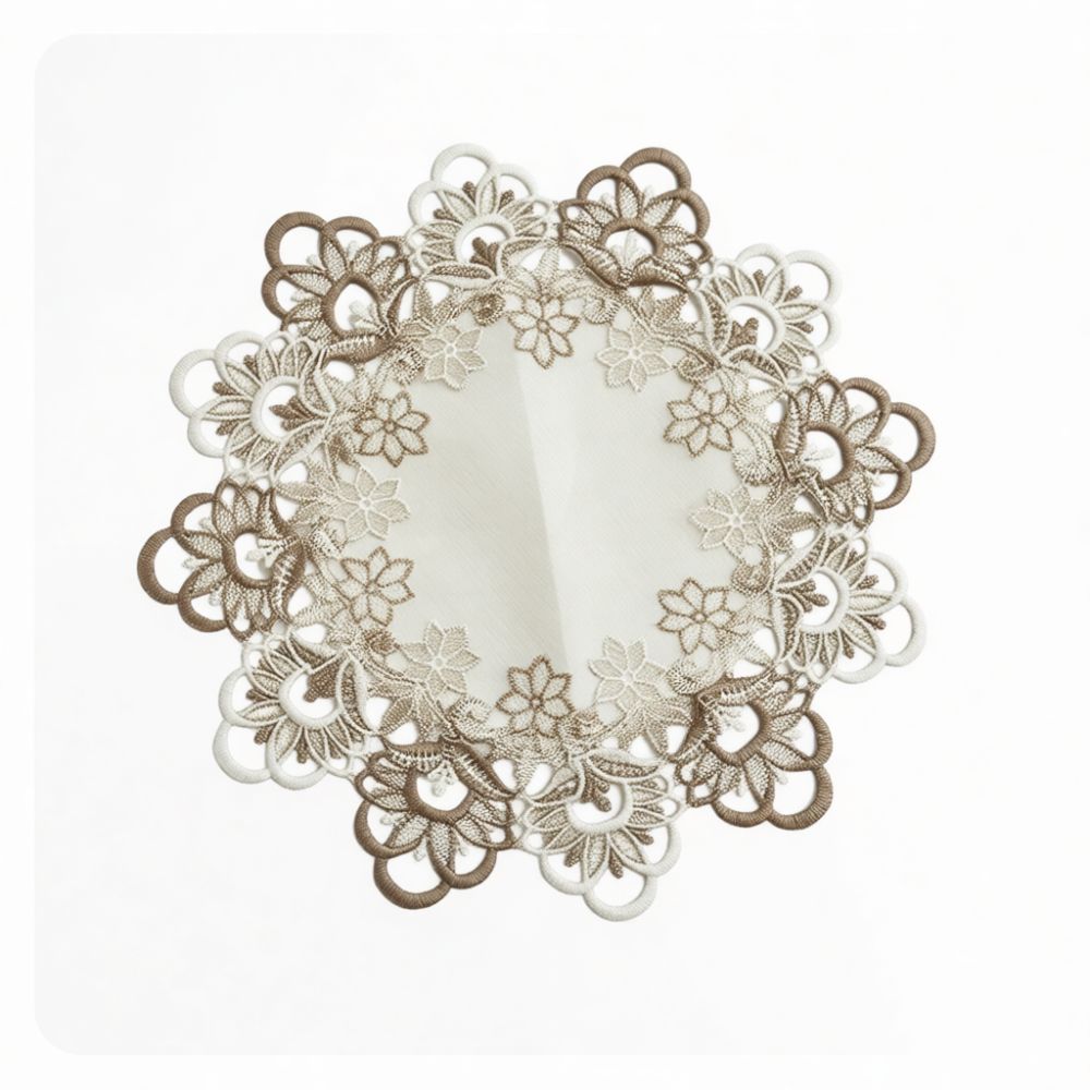 Table Runner - Hoogwaardige, wateroplosbare kanten placemat van polyester,