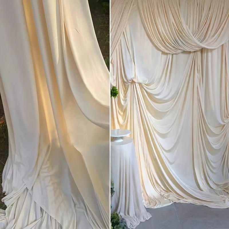 Witte koffie-melkzijde stretch - Curtain Curtain recensie en prijs