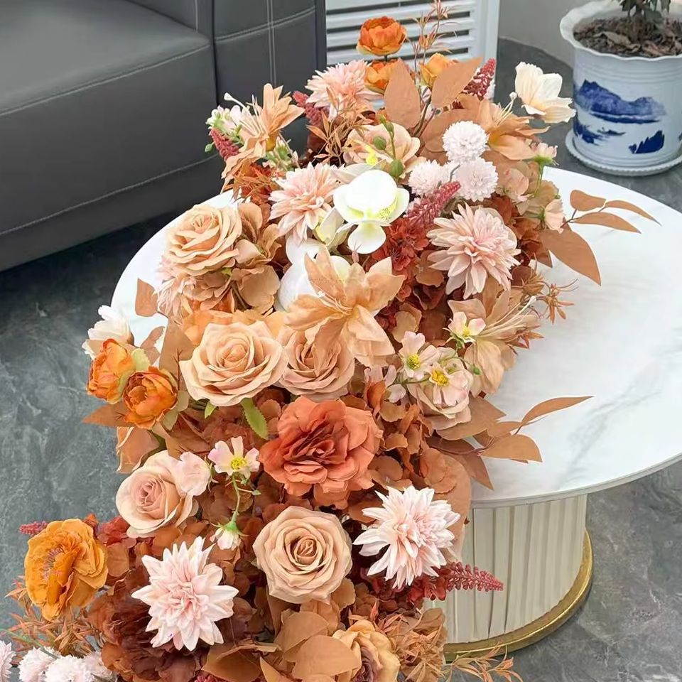 2M Luxe 5D Oranje Caramel Herf - Table Runner recensie en prijs