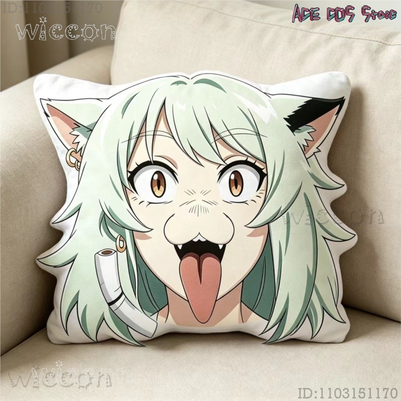 Cosplays Chainsmoker Cat Yanik - Throw Pillow recensie en prijs