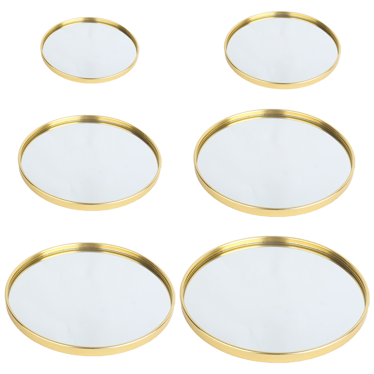 Goudkleurige ronde spiegelbak, - Decorative Mirror recensie en prijs