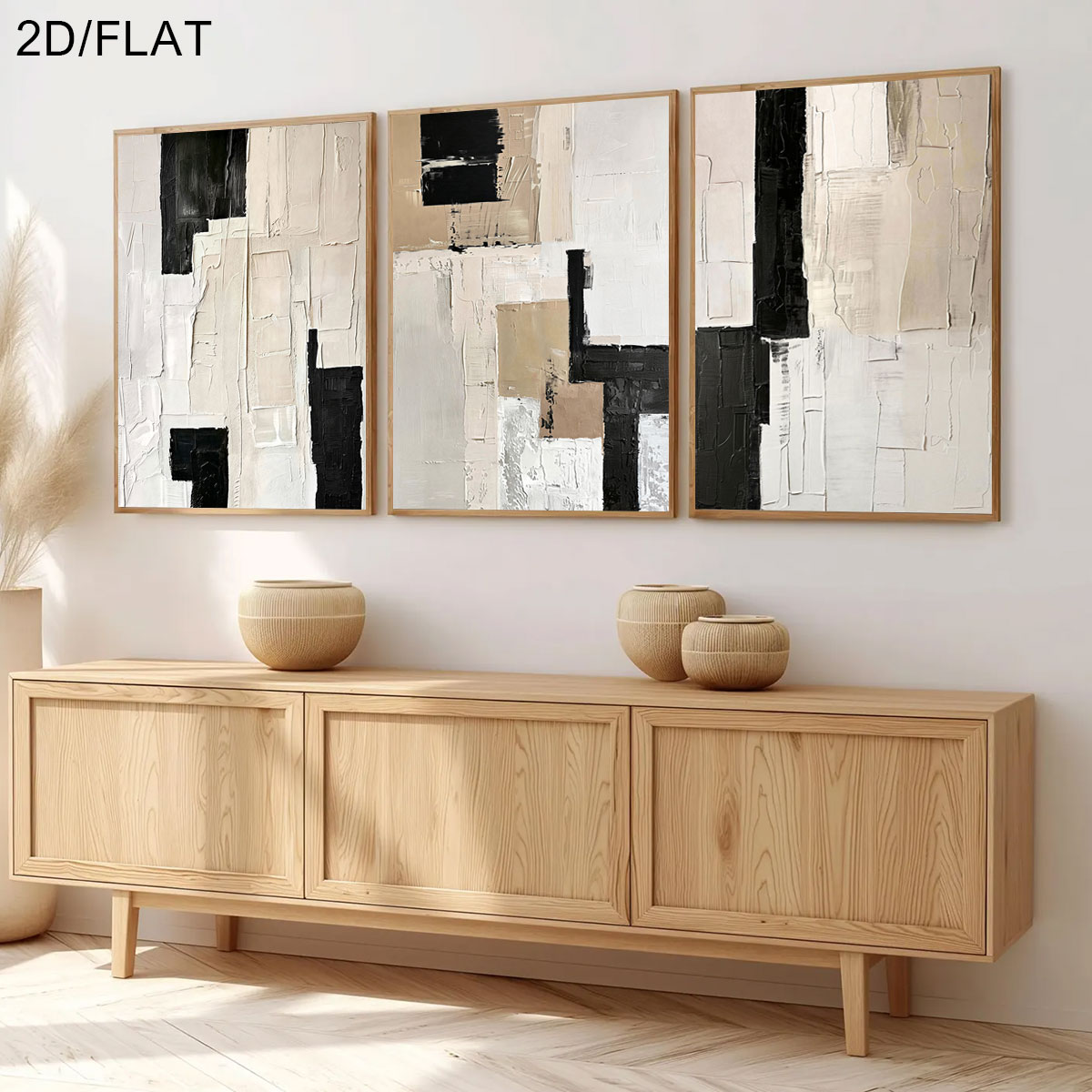 3 stuks frameloos, 3 stuks/set - Abstract Canvas Set recensie en prijs