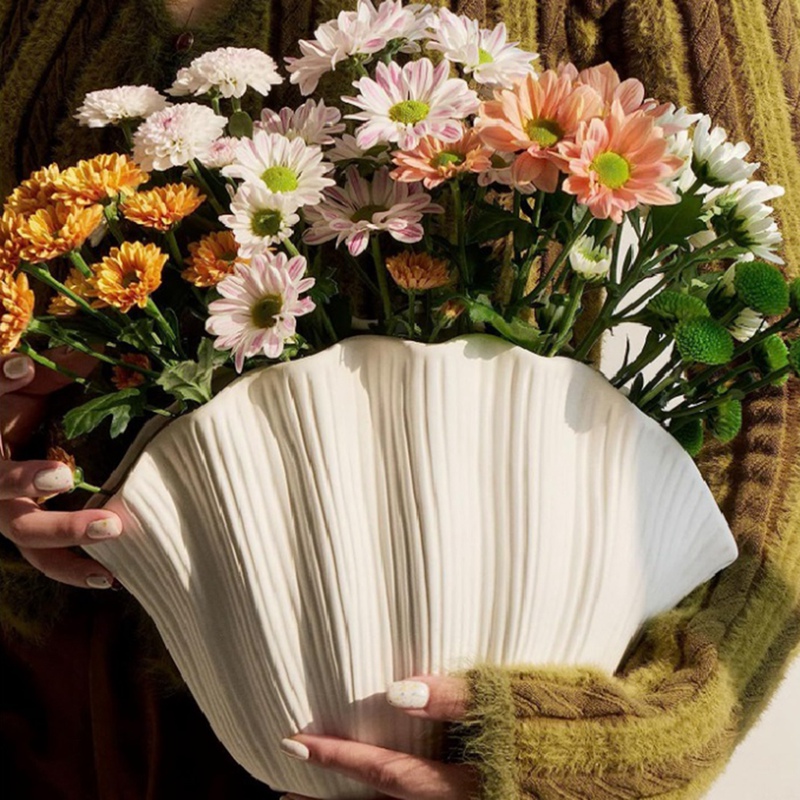 Scandinavische stijl schelpvor - Vase Decor recensie en prijs