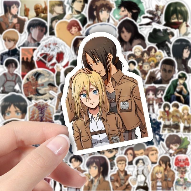 60 stuks Attack on Titan Anime - Wall Sticker recensie en prijs