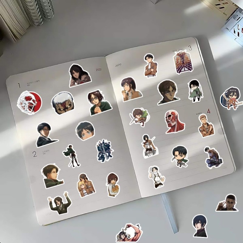 60 stuks Attack on Titan Anime - Wall Sticker recensie en prijs