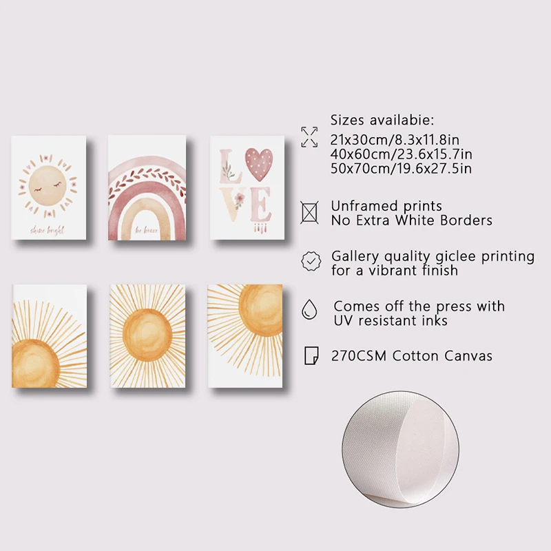 3-delige set frameloze canvas  - Abstract Canvas Set recensie en prijs