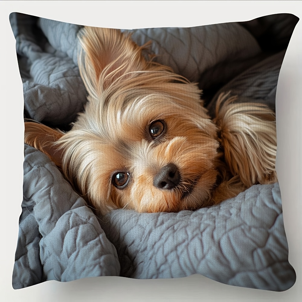 Aanpasbare 1-delige Yorkshire  - Throw Pillow recensie en prijs