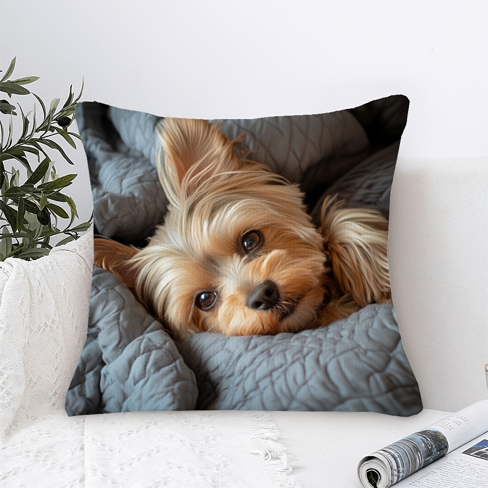 Aanpasbare 1-delige Yorkshire  - Throw Pillow recensie en prijs